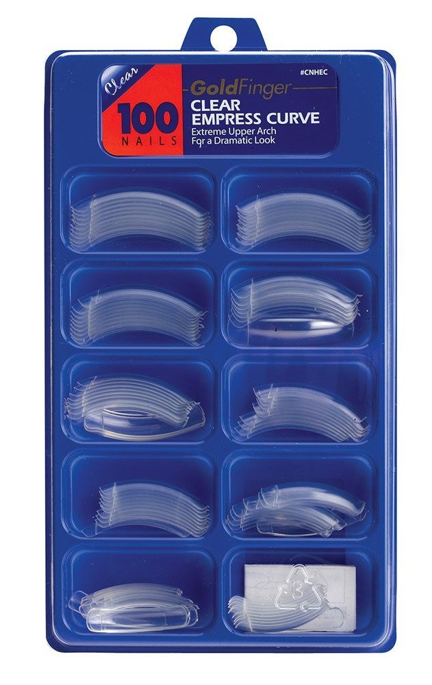 Goldfinger Nails clear express  curve