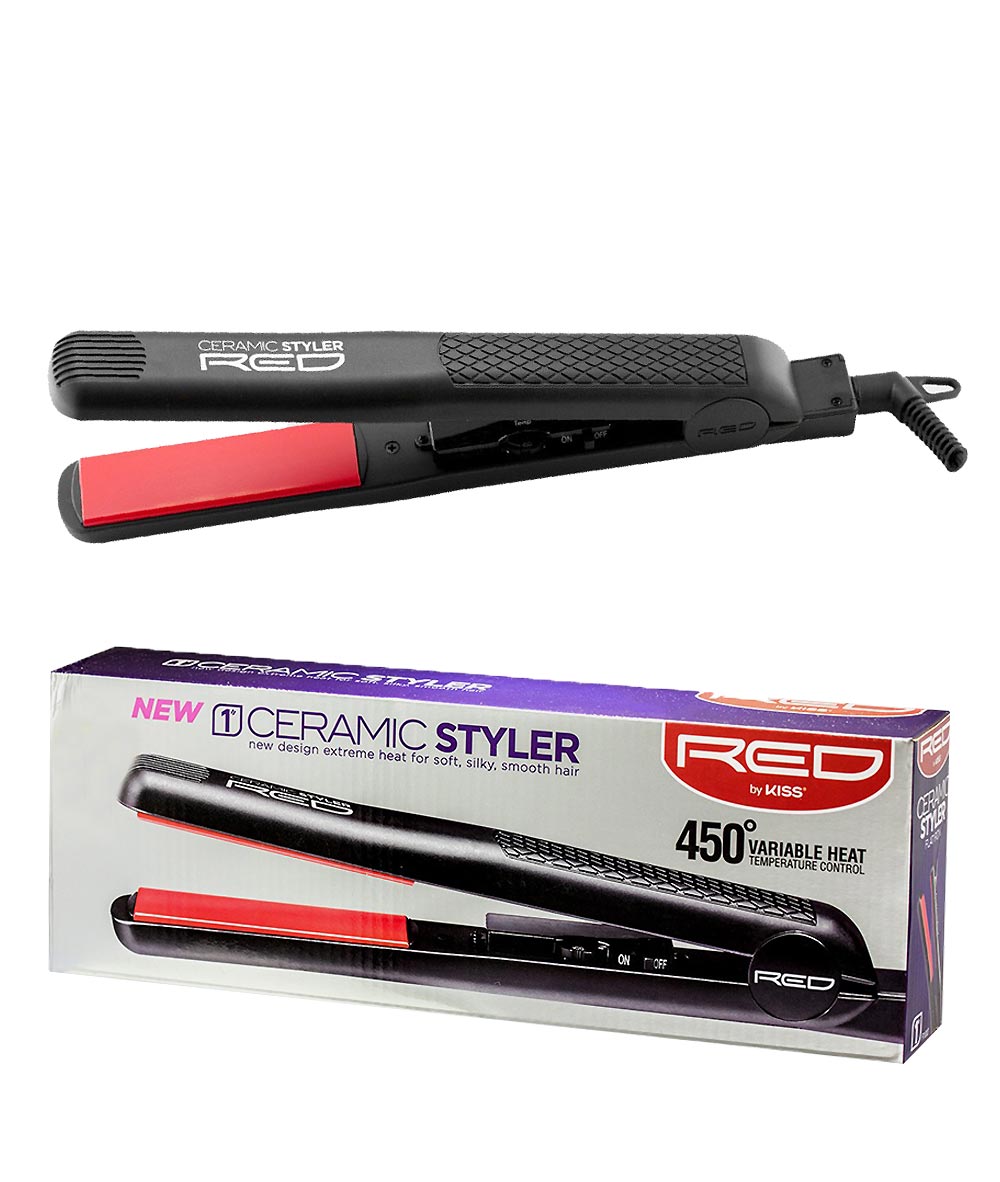 Red By Kiss Ceramic Styler 1"