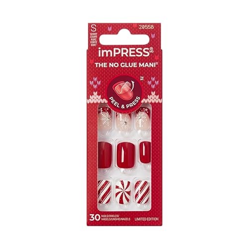 KISS ImPRESS Holiday Press-on Nails, Santa Baby