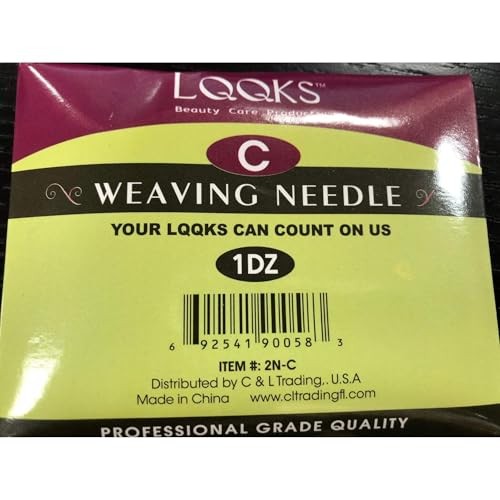Sewing Weaving Needles - Sewing Weaving Needle- 12 Pack of Needles - Large-C