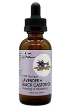 By Natures 100% Black Castor Oil 2 oz Lavender