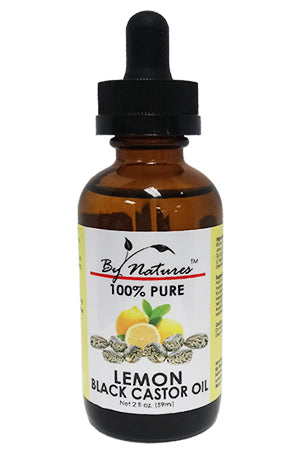 By Natural 100% Pure Lemon Black Castor Oil