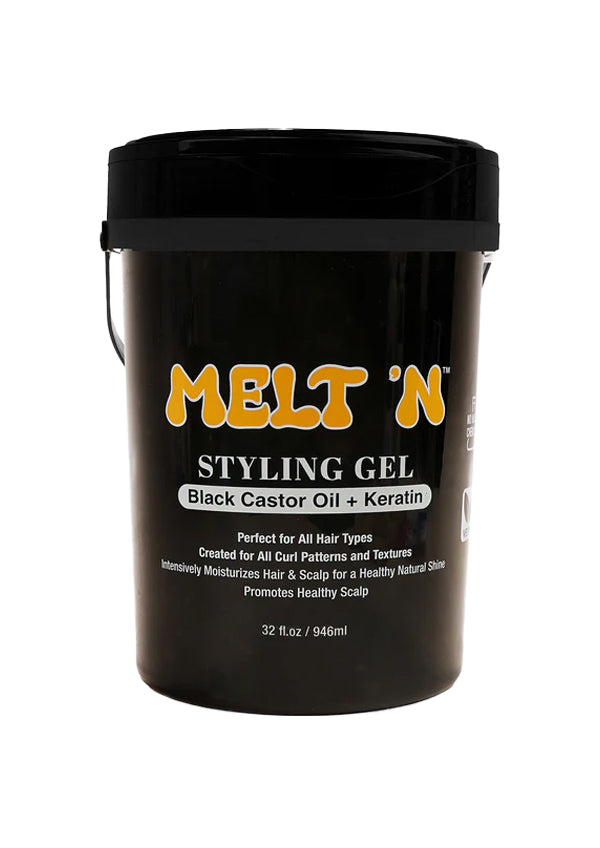 Ebin Melt N Styling Gel 32oz BLACK