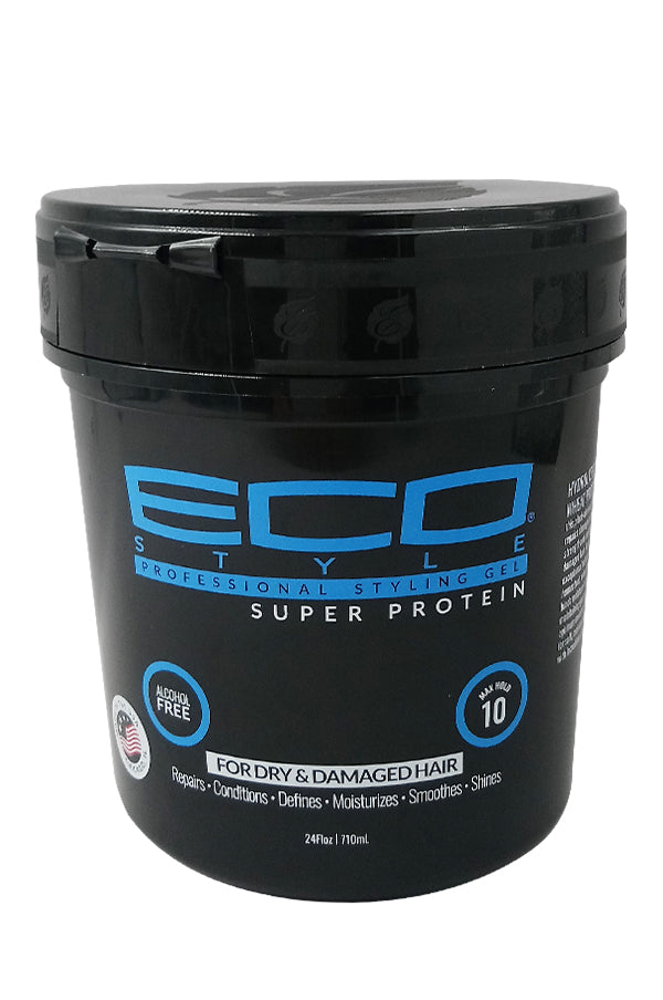 Eco Styling Gel Black Super Protein 24oz