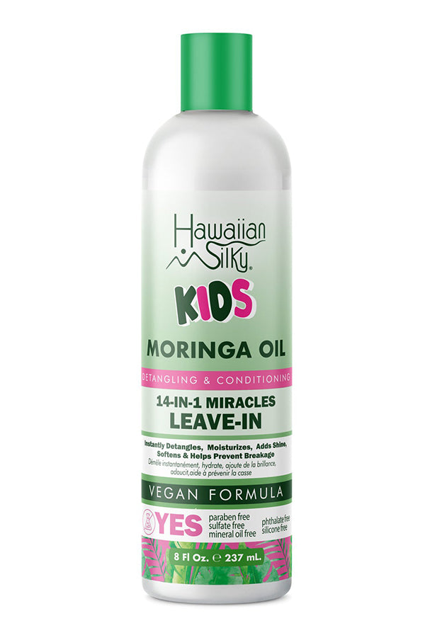 Hawaiian Silky Kids Leave In Moringa Oil 8 Oz