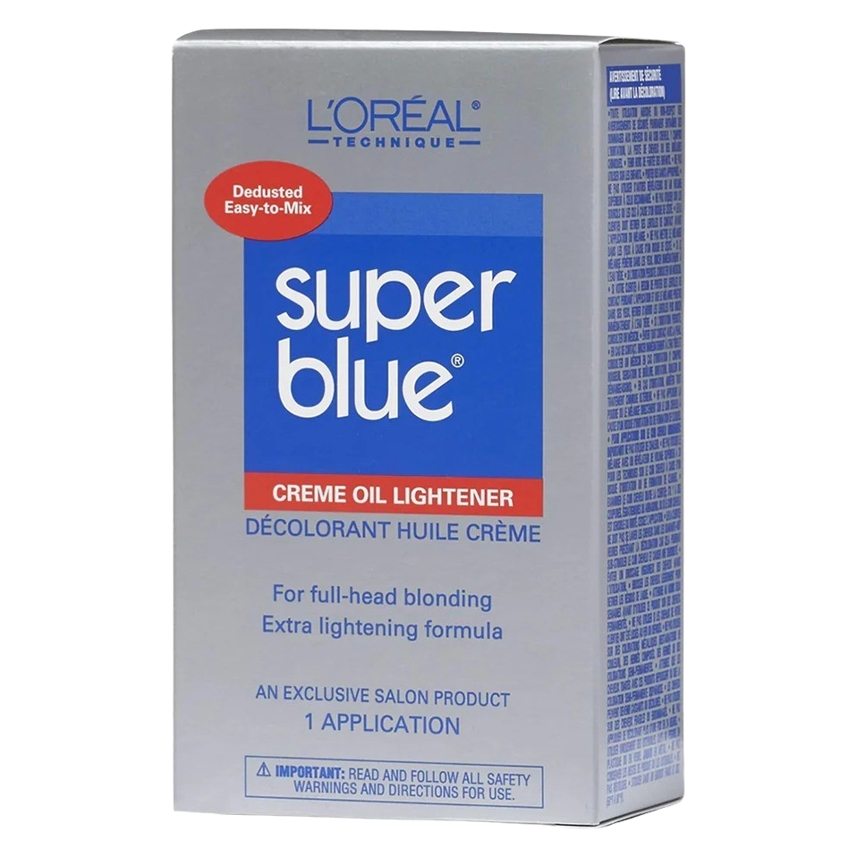 Loreal Super Blue Creme Oil Lightener 1 Application *