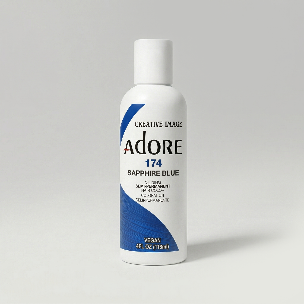 Adore Semi-Permanent Hair Color 174 Sapphire Blue 174