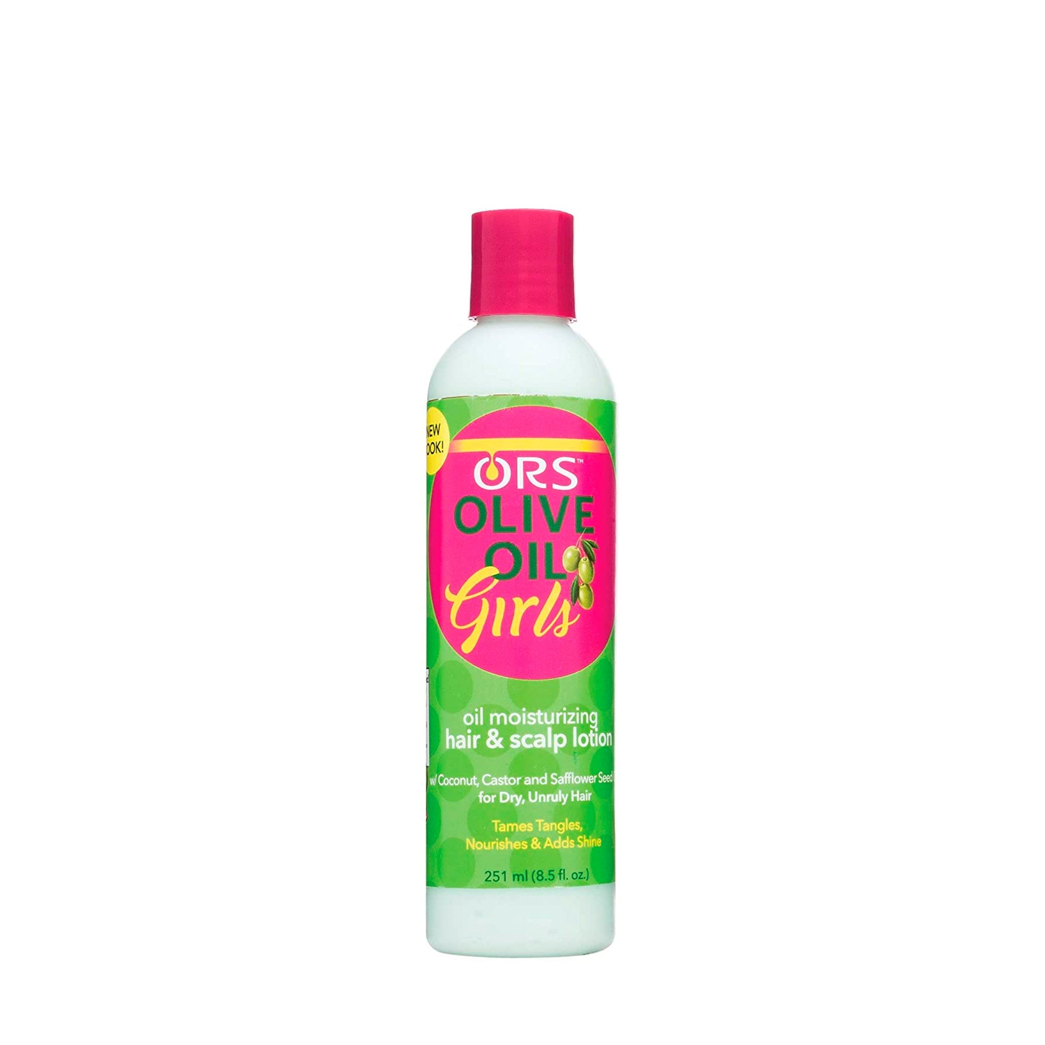 ORS Olive Oil Girls - Hair And Scalp Lotion - 251 Ml — official pack photo 19157 (19157-1_1_34115f8e-c8c6-4ce6-acbe-396f6b75a440.jpg) from orshaircare.com