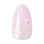 Kiss Glam 3D & Jewel Press On Fake Glue Nails  - Breeze of Bliss | Design, Pink, Medium, Almond official pack