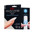 Kiss Salon X-tend LED Soft Gel Press On Nail Starter Kit System - Pure | French, White, Medium, Oval official pack