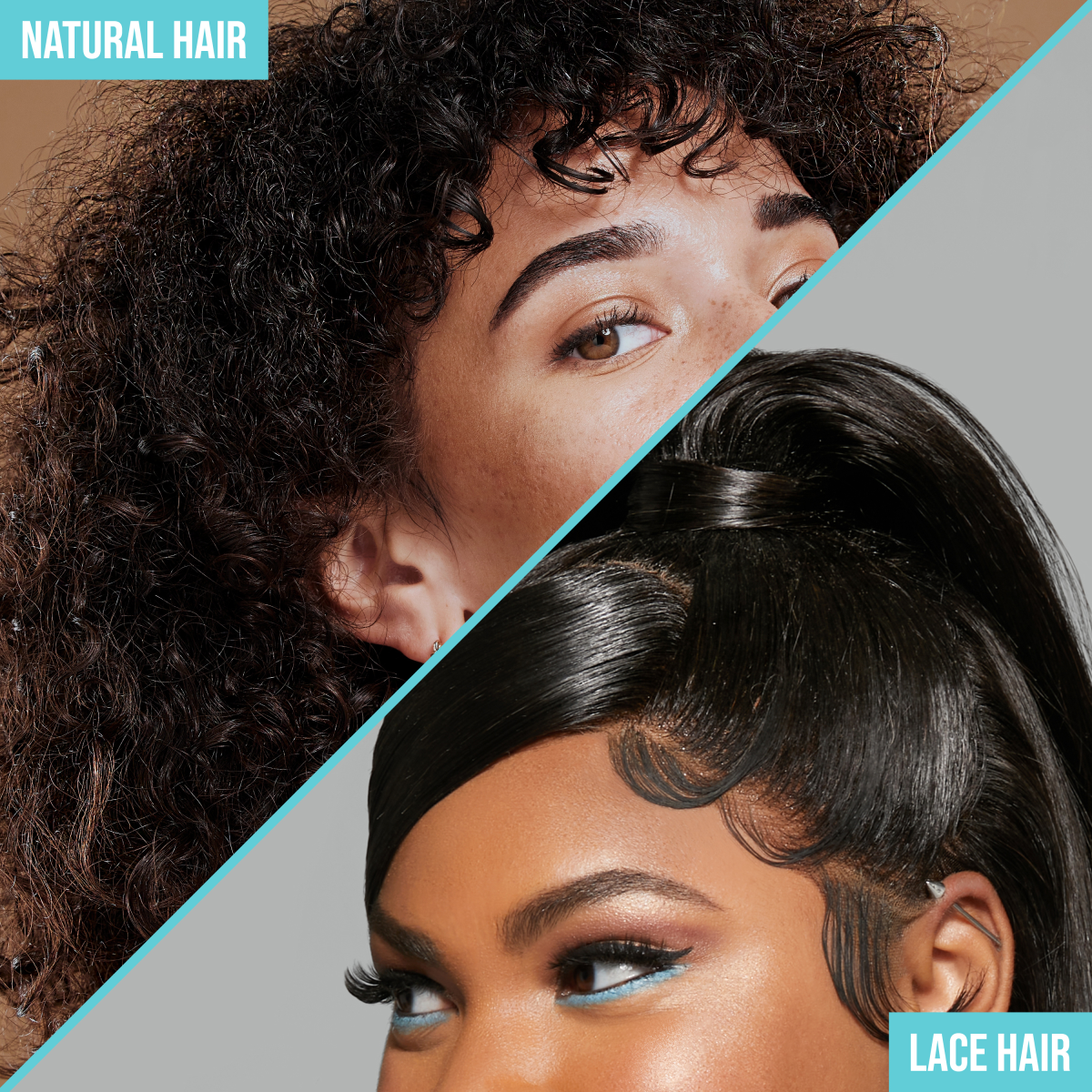 Kiss Colors & Care Super Stay Freezing Spray | Maximum Hold, For Natural Hair & Wigs, 24 Hr Hold, Travel Size, 2 oz, Hair Care official pack