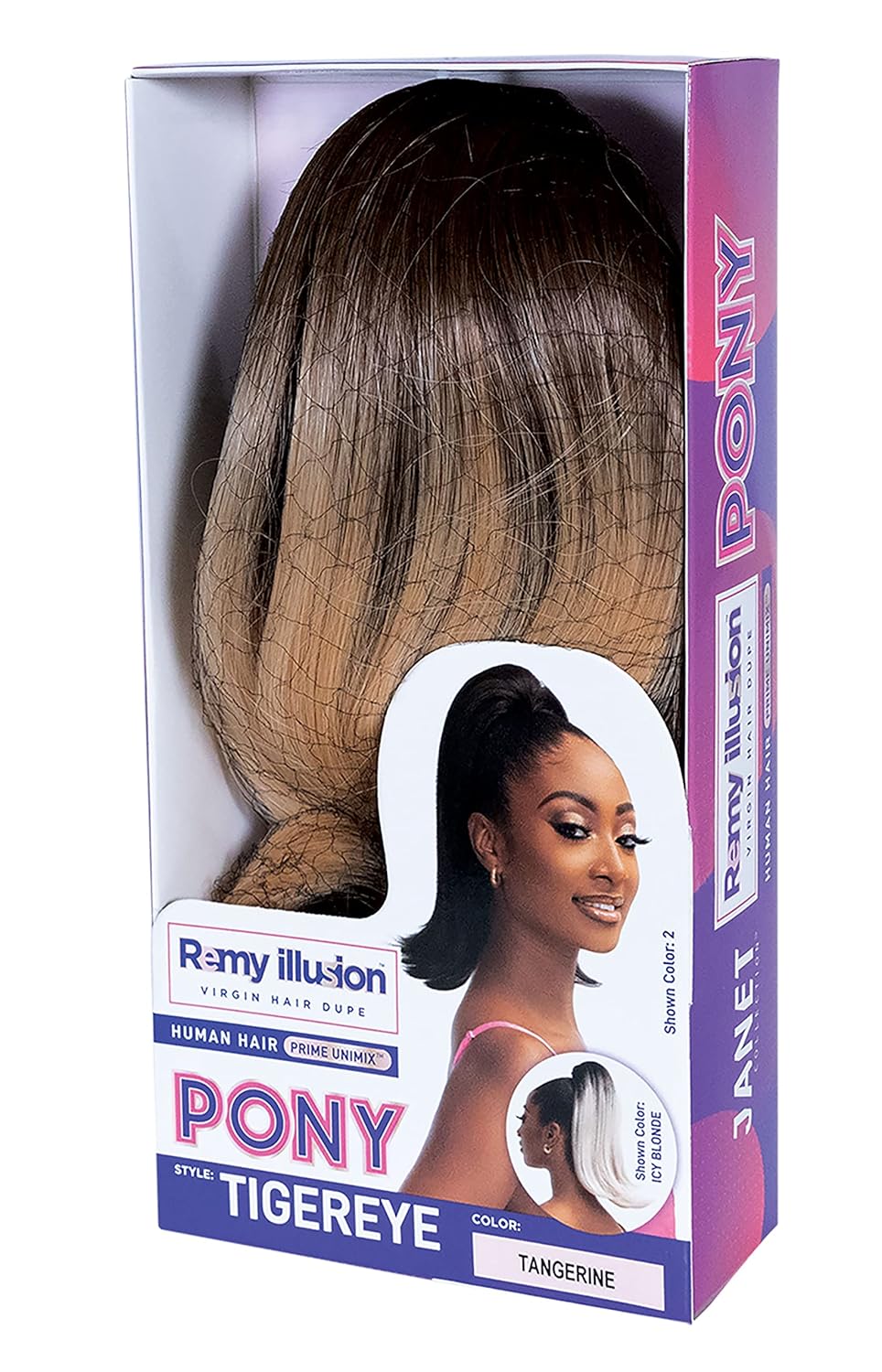 Janet Remy Illusion Ponytail Tigereye(#1)