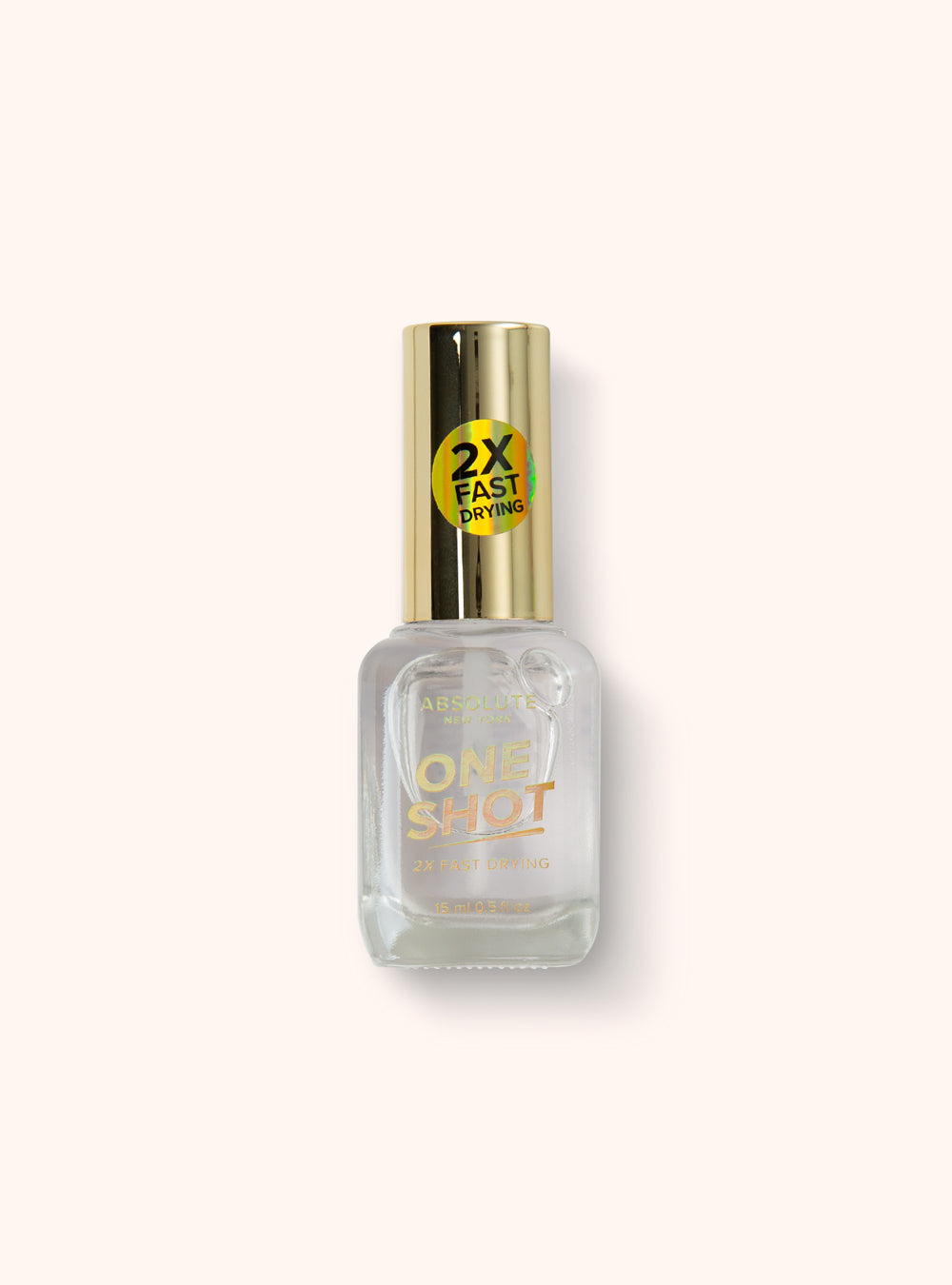 Absolute New York One Shot Nail Treatment - Quick Dry Top Coat  MNTT03