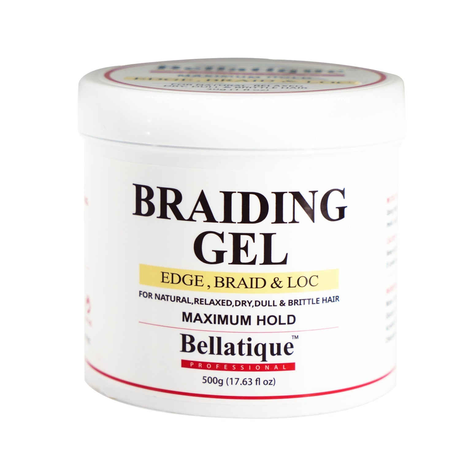 Bellatique Braiding Gel 17.63 Oz