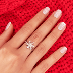 Kiss Voguish Fantasy Holiday Press On Glue Nails - Frosty Delights official pack