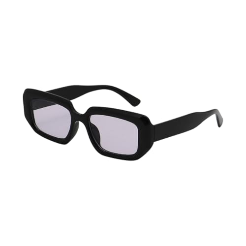 Mad Shade Sunglasses for Men & Women, Modern Classic Square Retro Fashion Shade with UV400 Protection, Oversized Bold Black