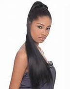 Equal the Luxury Integration Drawstring Ponytail Yaky Straight 18" 27