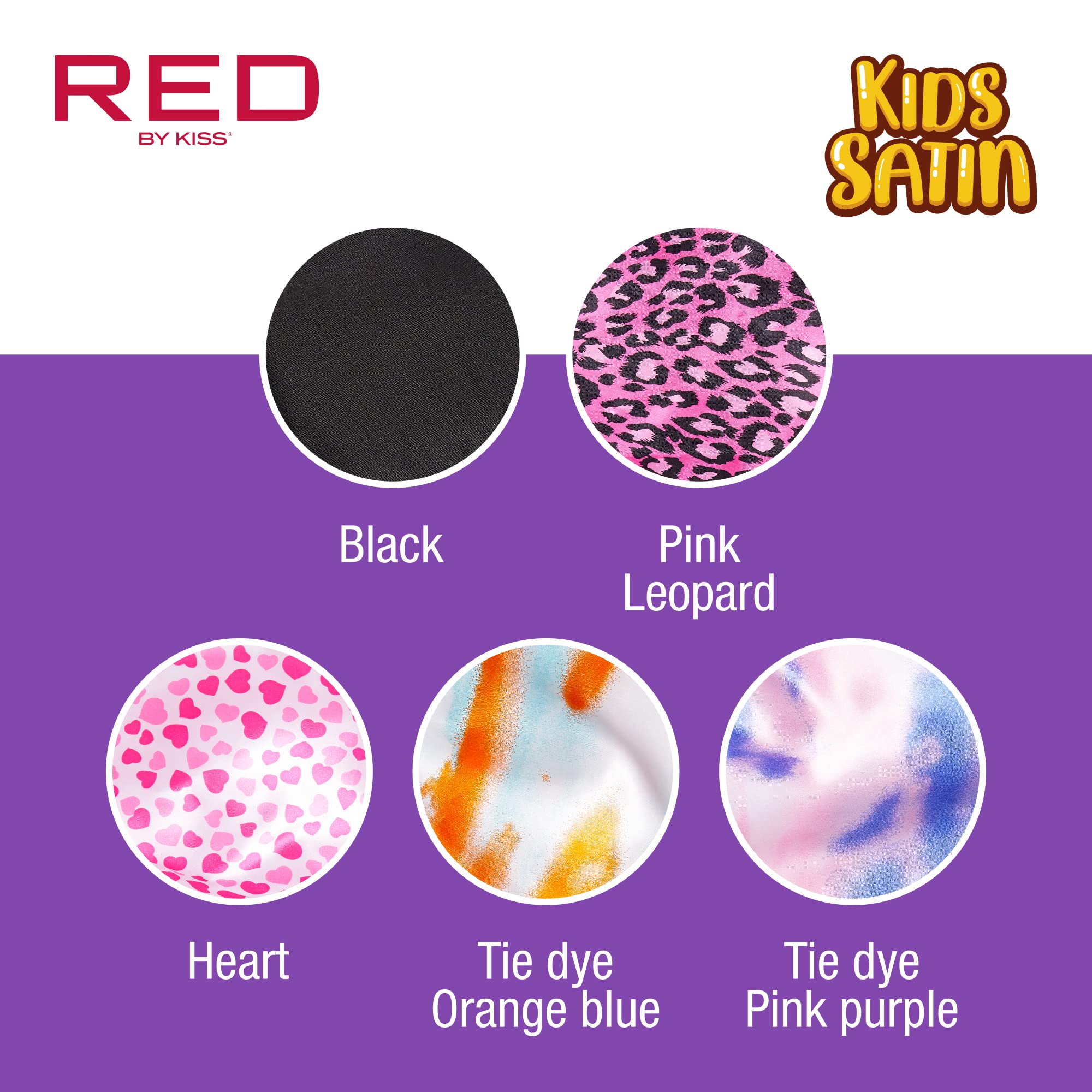 Red By Kiss Kids Satin Bonnet HJ03