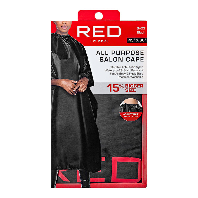 Red All Purpose Salon Cape
