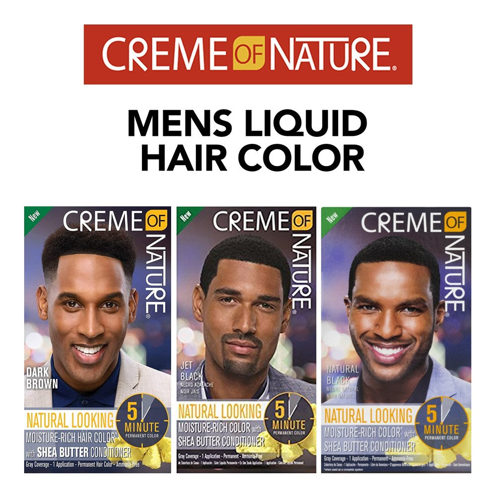 Creme Of Nature Mens Dye Jet Black *
