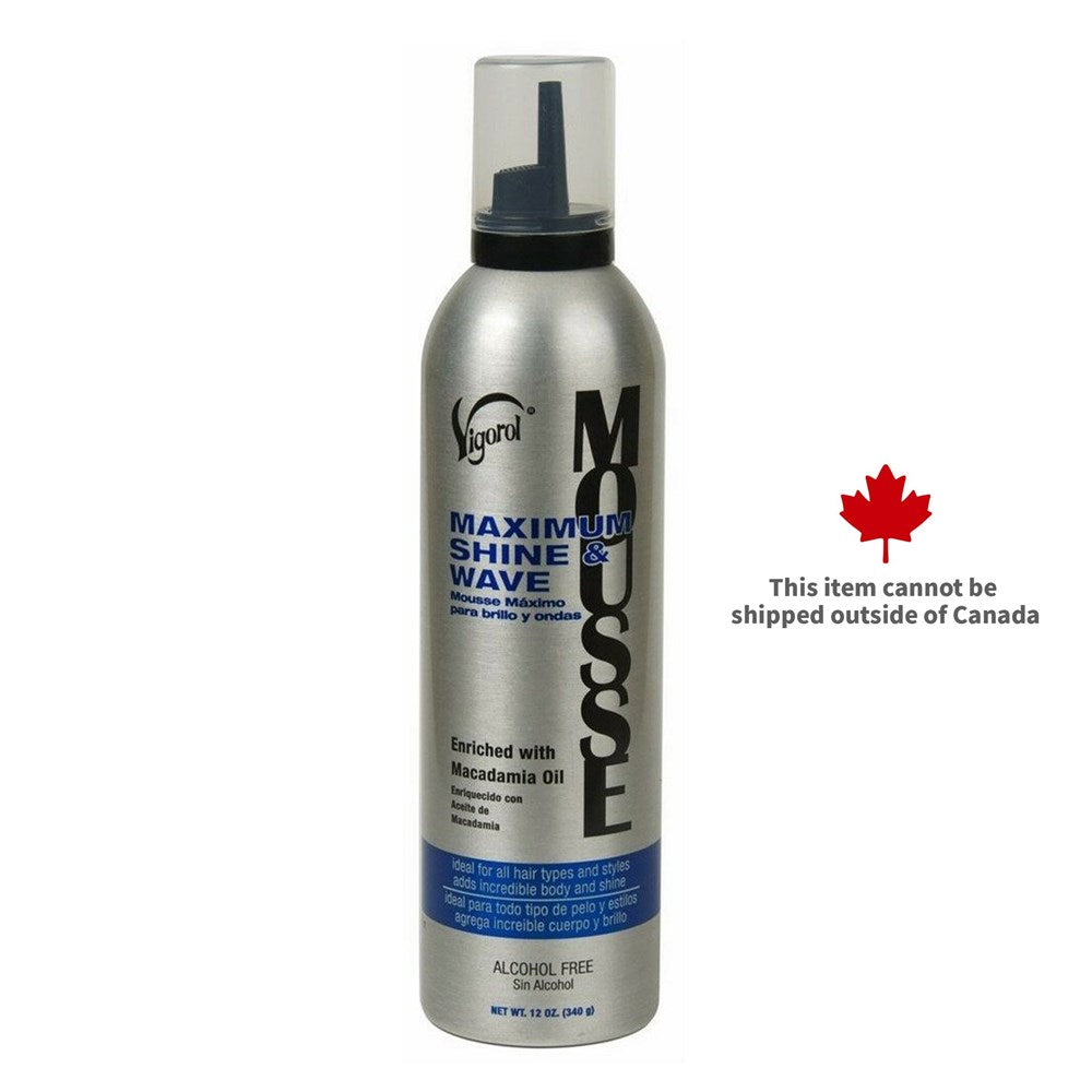Vigorol Mousse Shine & Wave 12oz