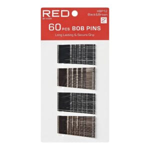 Red 60PCS Bob Pins HBP12