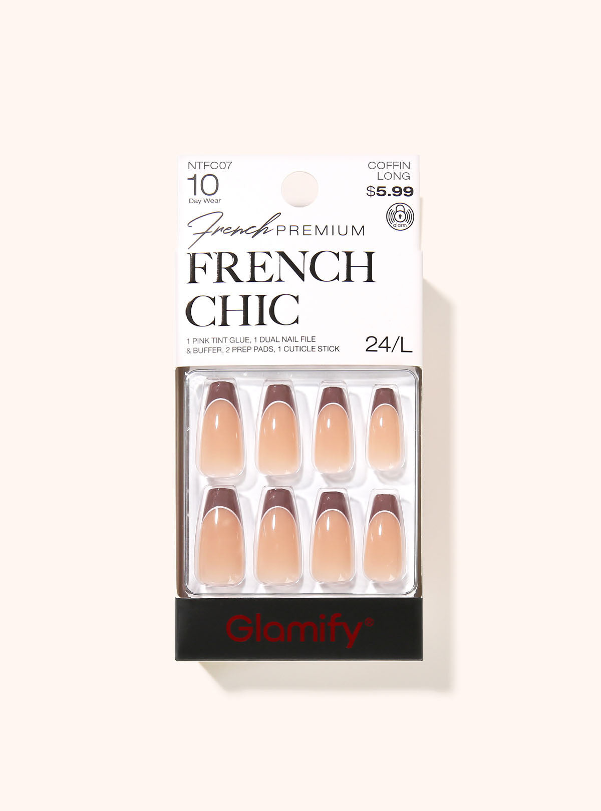 Glamify French Chic #ntfc07 — official pack NTFC07 from absolutenewyork.com