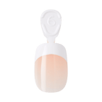 Kiss Core French Press On Fake Glue Nails - If You Dare | French Tips, White, Real Short, Squoval official pack