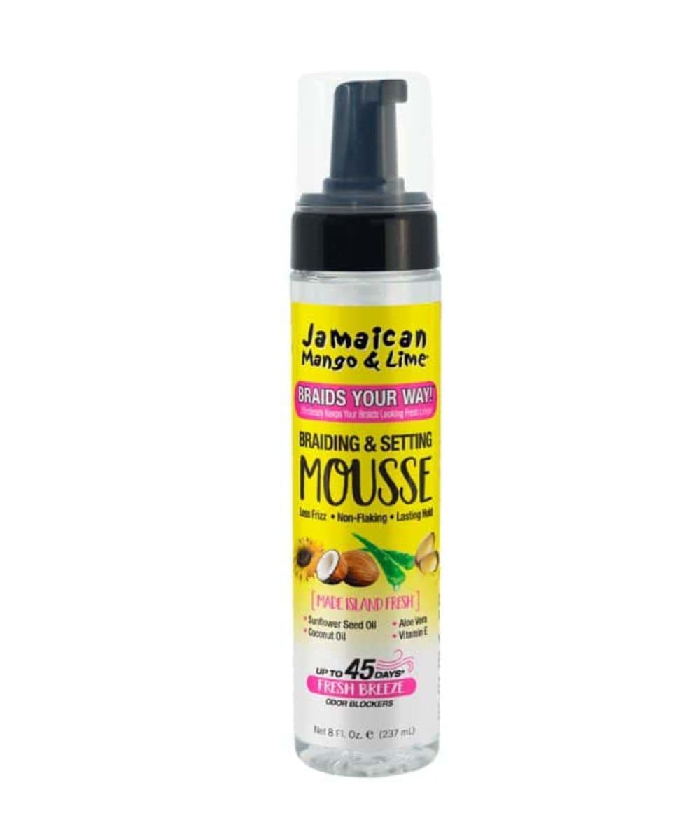 Jamaican Mango & Lime Braiding & Setting Mousse 8 Oz