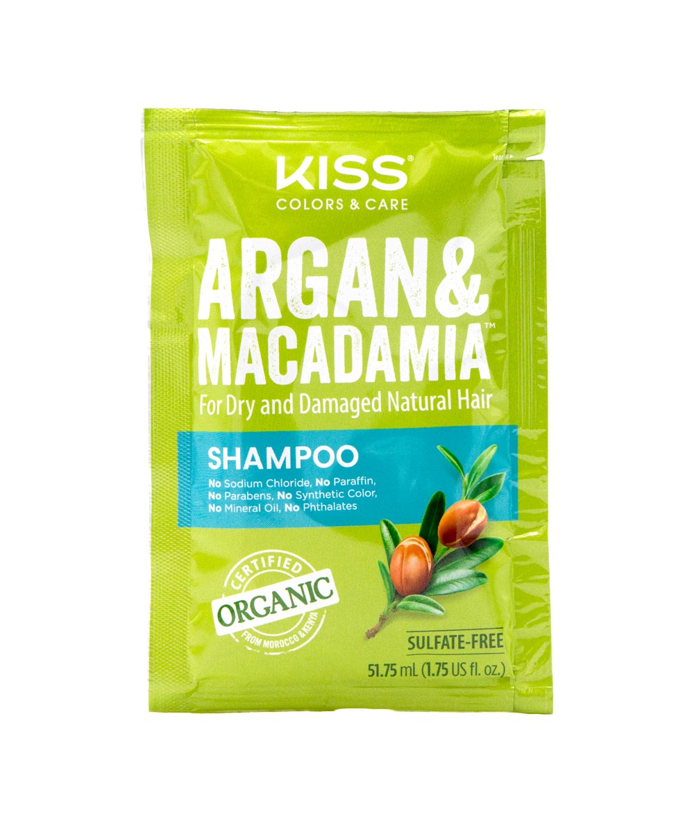 Kiss Argan & Macadamia Revitalizing Shampoo KAMS050D1 *