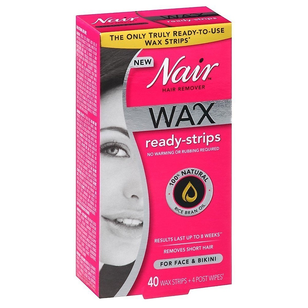 Nair Wax Ready Strips Face Bikini