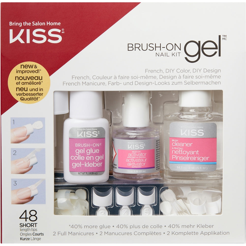 Kiss Brush On Gel Nail Kit