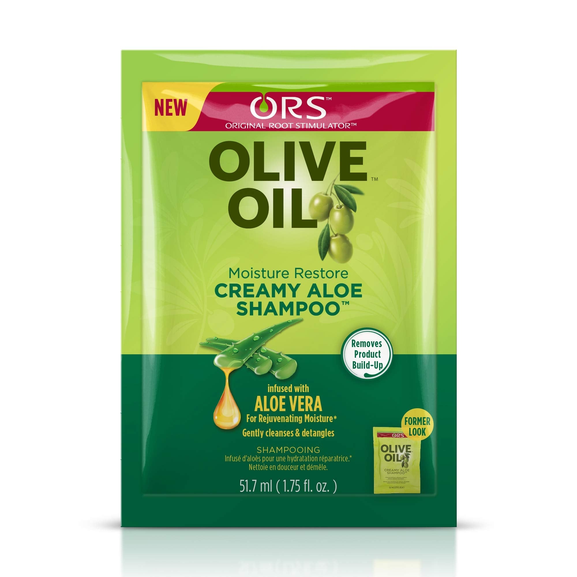 Olive Oil Creamy Aloe Shampoo Packs 1.75