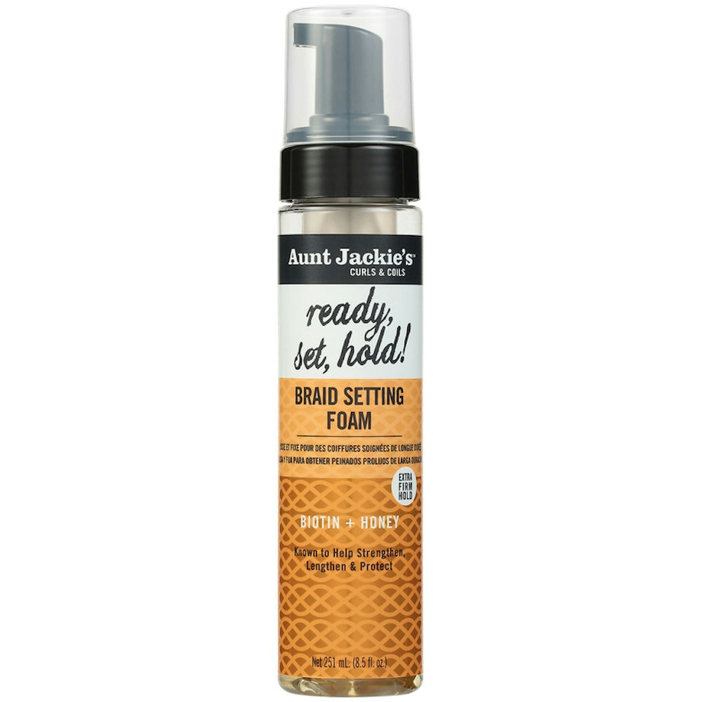 Aunt Jackies Ready Set Hold Braid Setting Foam 8 Oz