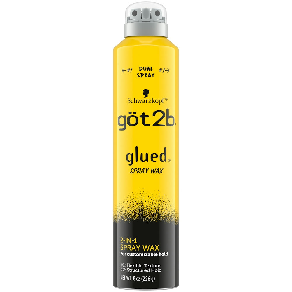 Got2b Glued Spray Wax 2 In 1 Spray Wax 8 Oz *