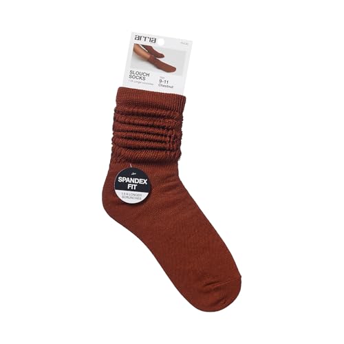ARRIA Slouch Socks – Women’s Cute Trendy, Soft Ribbed Medium Thickness, All Seasons, Classic Solid Colors, Boot Sock, Pilates Barre Yoga Wear, Bre