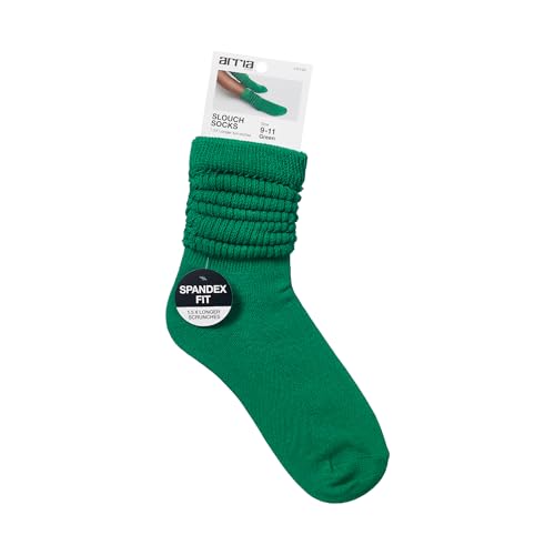 ARRIA Slouch Socks – Women’s Cute Trendy, Soft Ribbed Medium Thickness, All Seasons, Classic Solid Colors, Boot Sock, Pilates Barre Yoga Wear, Bre