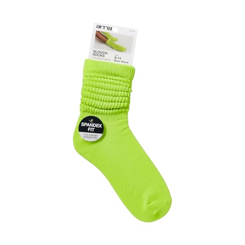 ARRIA Slouch Socks – Women’s Cute Trendy, Soft Ribbed Medium Thickness, All Seasons, Classic Solid Colors, Boot Sock, Pilates Barre Yoga Wear, Bre