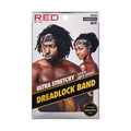 Red Ultra Stretchy Dreadlock Band
