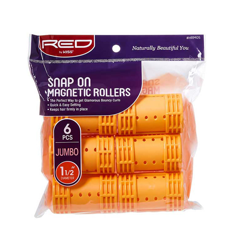 Red Snap On Magnetic Rollers