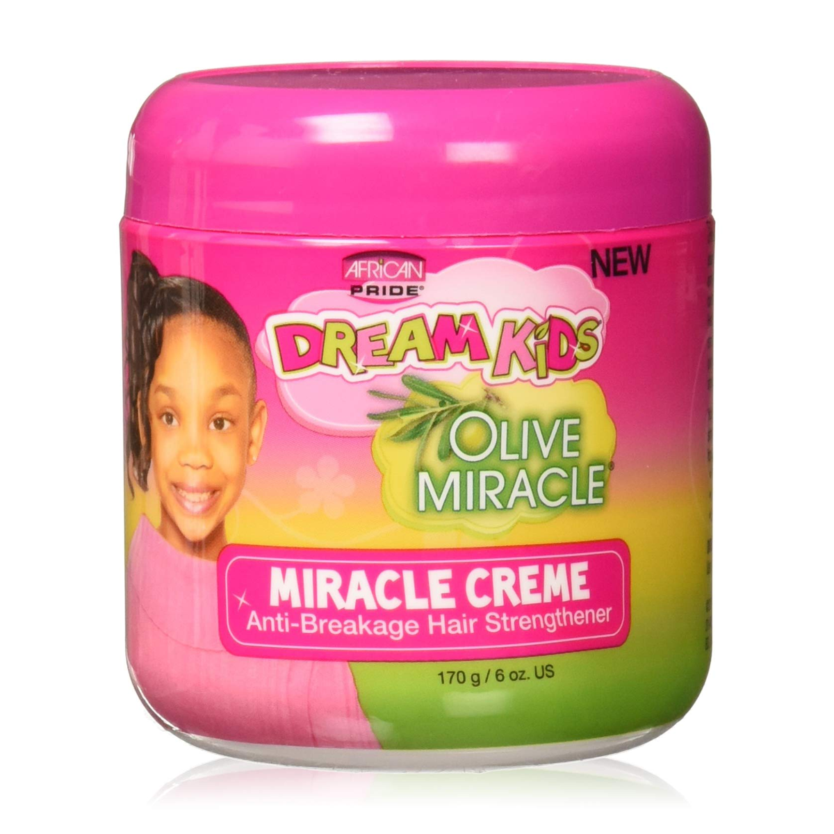 African Pride Dream Kids Olive Miracle Miracle Creme 6oz *