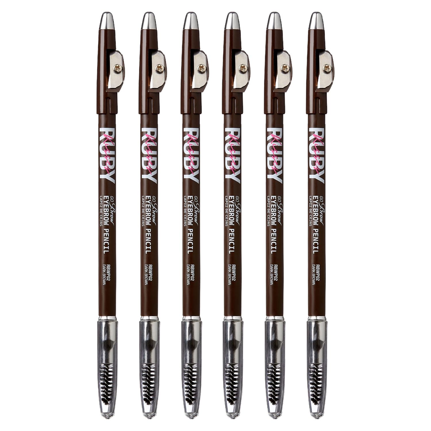 Kiss Go Brow Eyebrow Pencil Dark Brown