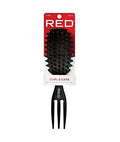 Red Curl Care Brush Black