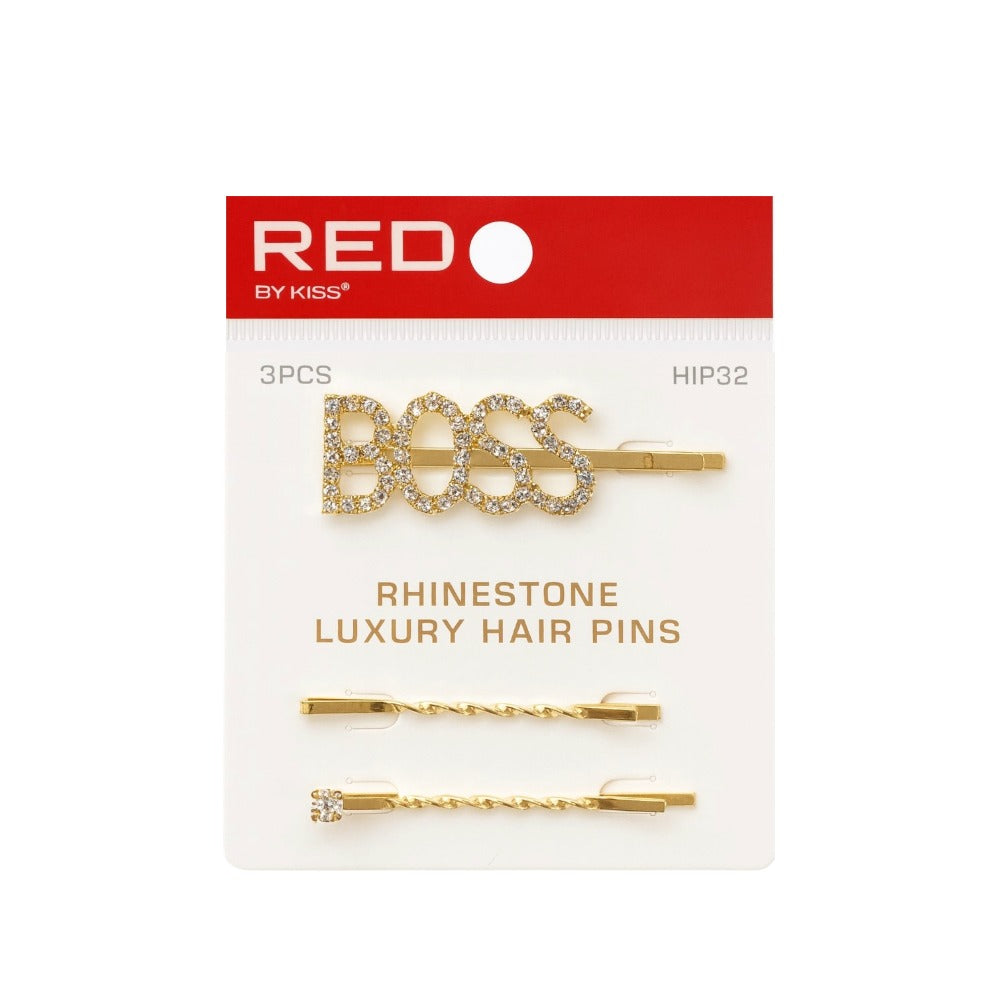 Red Hair Pin