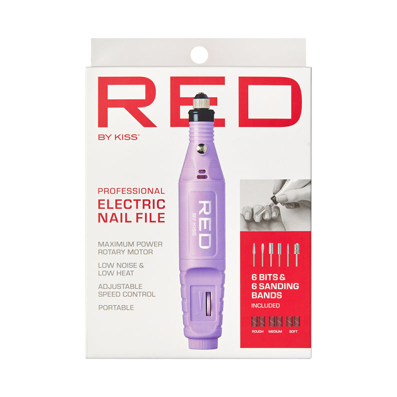 Electric Nail File Red