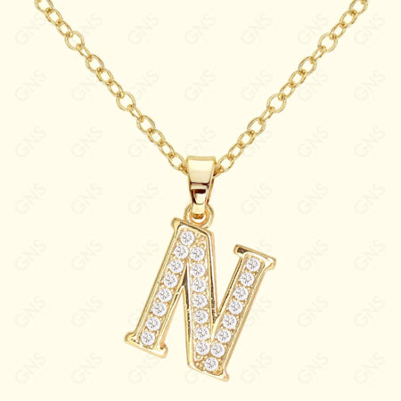 GNS - Initial Necklace Gold