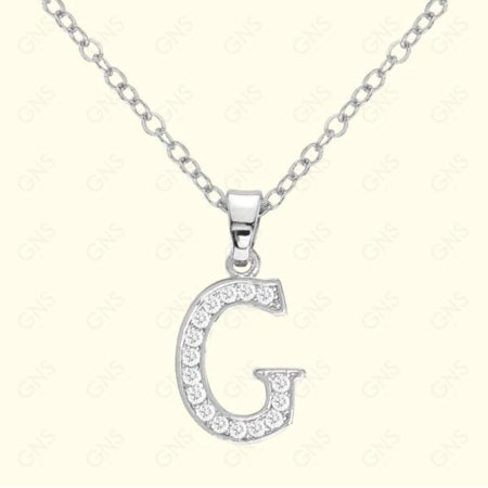 GNS - Initial Necklace Silver