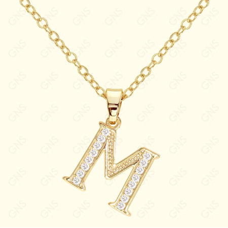 GNS - Initial Necklace Gold