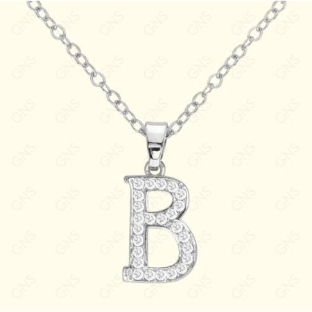 GNS - Initial Necklace Silver