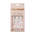 Gold Finger Trendy Toenails